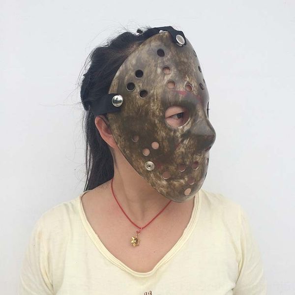 

dvmkp holy festival holy horrible hd8ea jason movie black dirty old funny festival mask full face men's mask thickened