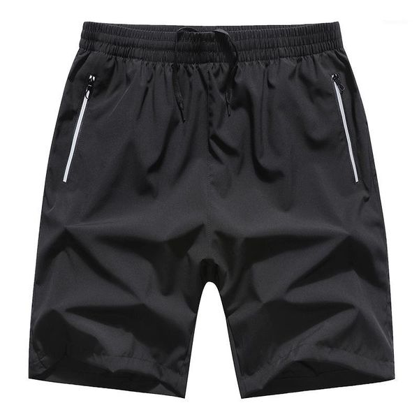 

to 8xl sport shorts men summer beach surf shorts breathable quick dry gym sweatpants big zip pocket camouflage jogging short1, Black;blue