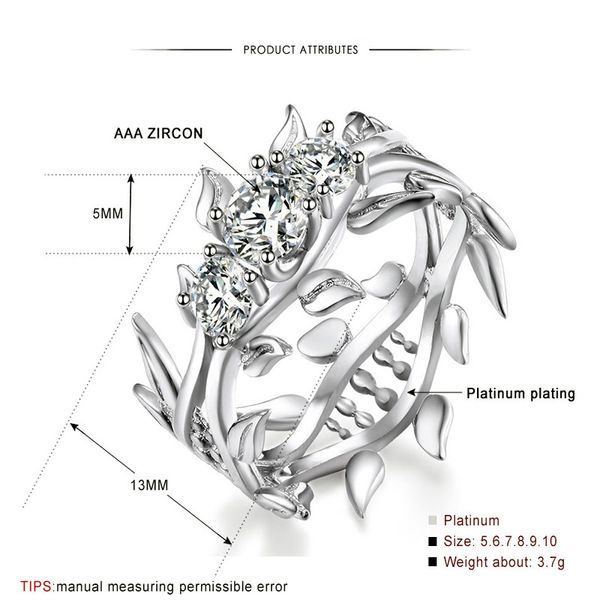 Anello più venduto Anello di alta qualità Nuovo fiore Anelli di zirconi Coppia di anelli di diamanti Gioielli di moda Rifornimento di moda linkA