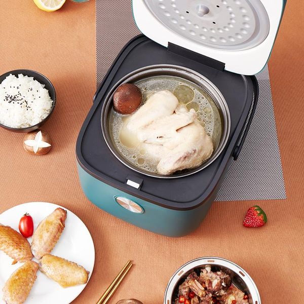 

rice cookers intelligent mini electric cooker 2.5l fully automatic soup cooking pot home portable warmer porridge