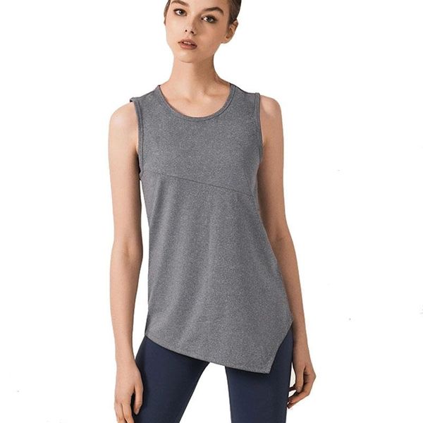 

women breathable loose fit performance gym fitness workout yoga running tank kg-430, White;red