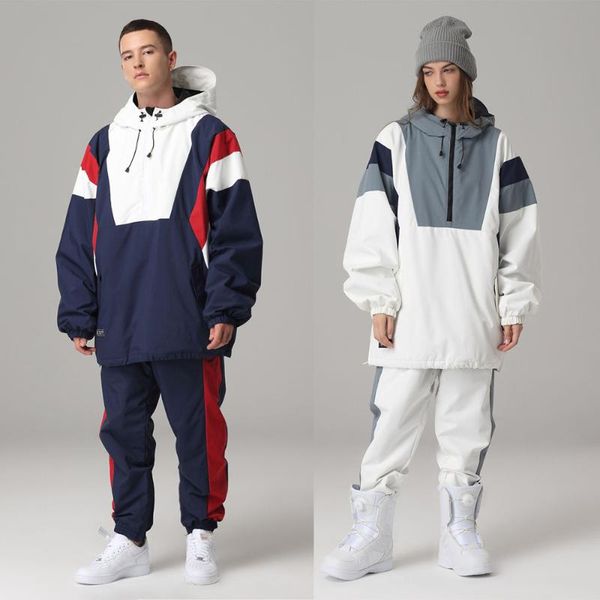 

skiing suits ski suit men women winter thick warm windproof waterproof outdoor sports snow jackets and pants equipment snowboard