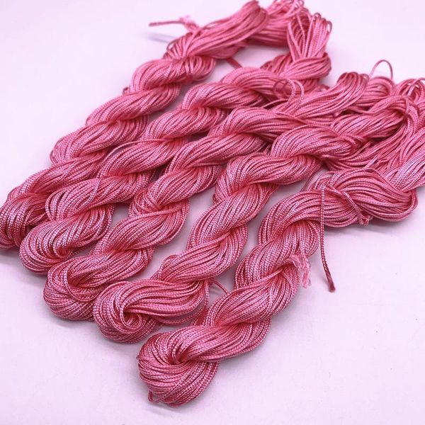 

20yards 1.0mm nylon cord thread chinese knot macrame rattai braided string for jewelry making diy tassels beading for shamballa h wmttwo