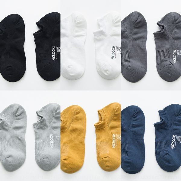 

zted4 socks men's spring and summer combed cotton socks cloth sweat cloth mesh feeling absorption air permeability non mesh stamping bo, Black