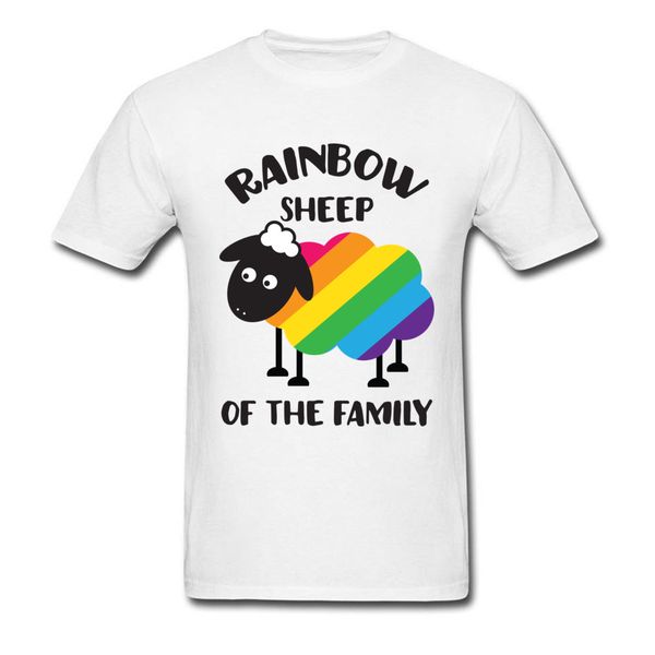 

cute rainbow sheep of the family funny men's animal custom personalized leisure brand tees for boy hooded sweatshirt hoodie men t shir