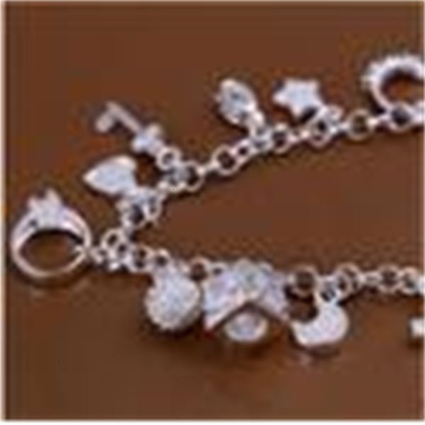 

925 sterling jewelry,6pcs/lot bracelet dssb-066,omen's silverjape bracelet,925