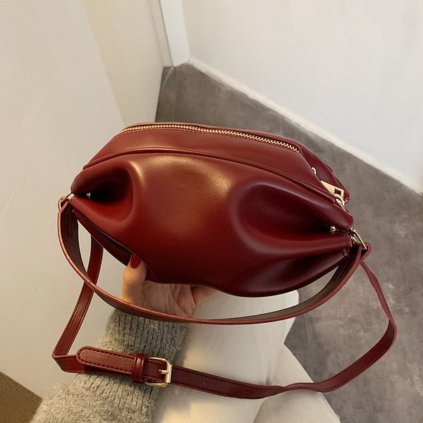 

vintage bowling pu leather handbags women messenger crossbody bags 2020 fashion luxury design ladies shoulder bags female purses