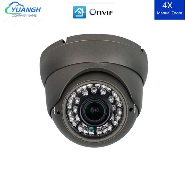 

cameras 1080p home security camera ip cctv 2.8-12mm manual zoom lens ir night vision poe video surveillance