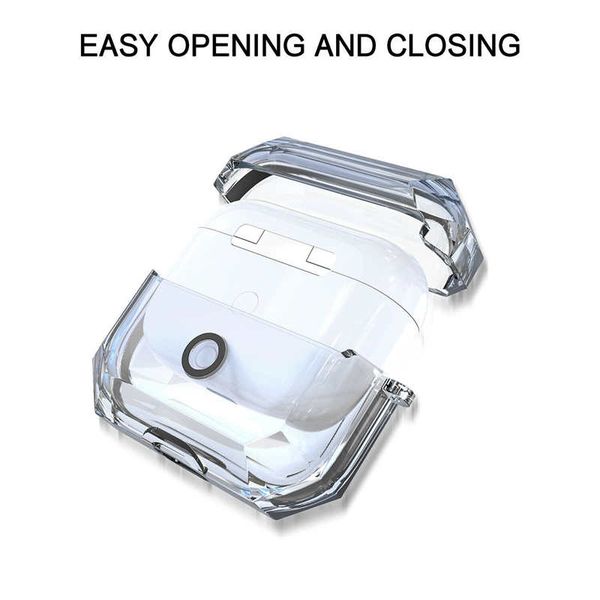 

new clear transparent earphone cases for airpods pro case shockproof protective cover for airpods 3 cover case