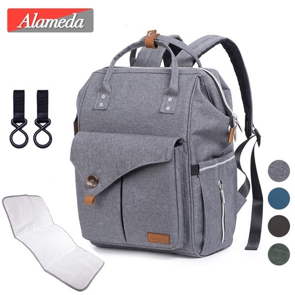 

maternity diaper bag kit fashion mummy multifunction travel backpack large capacity waterproof baby nappy bags for mom 201120