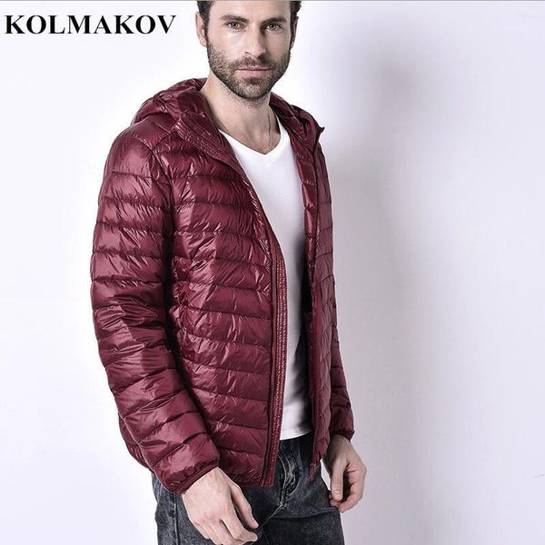 

kolmakov men's clothes casual short duck down jackets men light waterproof warm outwear dress for men m-3xl winter coat1, Black