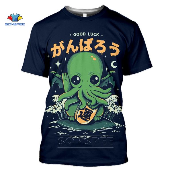 

cthulhu and lovecraft miskatonic men call of cthulhu crewneck 3d print shirts aesthetic harajuku funny men clothing