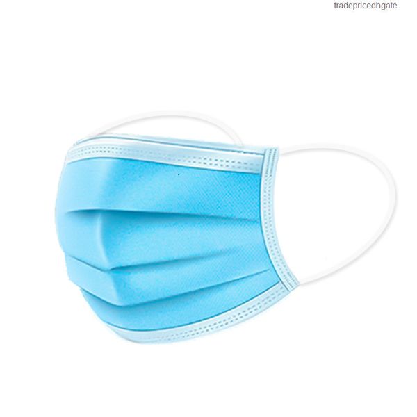 

ear-loop masks face layer mouth blue cover 3 3-ply non-woven disposable dust mask soft breathable outdoor part