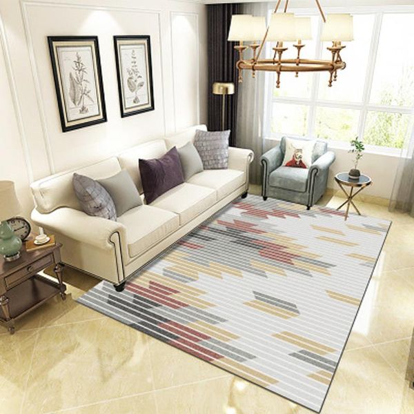 

carpets nordic carpet living room floor mat bedroom non-slip blanket rug bedside rectangular pad