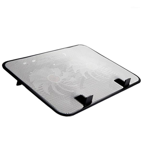 

14 inch lapcooling pad 5v dual fan usb external notebook cooler slim stand high speed silent cooling fan white1