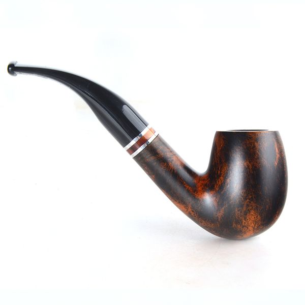 

шиповник трубы табакокурения гладкая отделка 9мм фильтр полный изогнутую форму трубы # ck1006