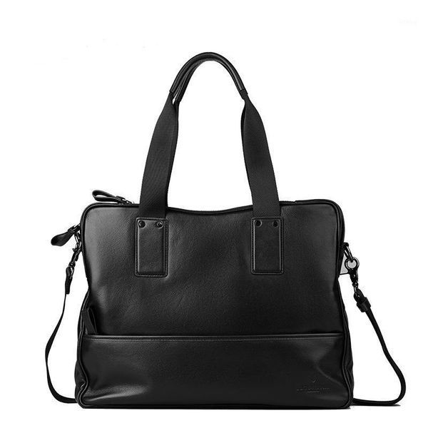 

leather bag men messenger vintage briefcase black crazy horse business handbag for man document casual office work attache 00151