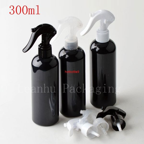 300ml Vuoto Nero Bottiglia di Plastica Trigger Spruzzatore Acqua Pompe Utilizzate Per I Fiori di Trucco Domestico Nebbia Pompa A Spruzzo 300cc 10ozpls ordine