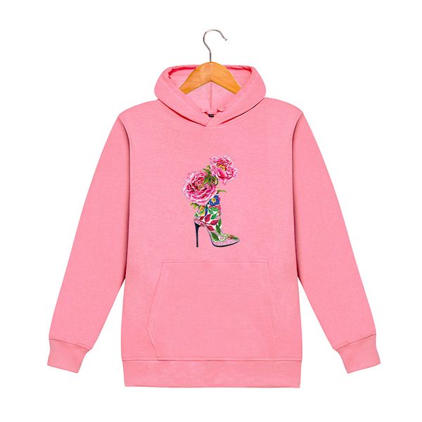 

мужчины толстовки diy моды цветы printed mens женщин модные повседневные pure color фуфайки 2020 новый стиль с длинным рукавом печати толсто