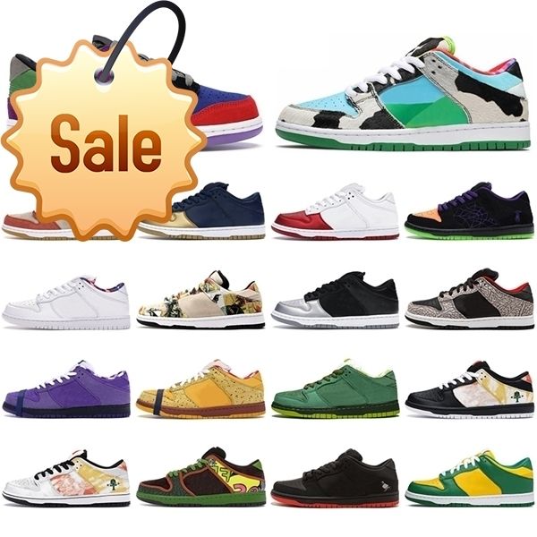 

2022 low classic sb running shoes skateboard sports shoe for men women brazil white diamon travis scotts chaussures breathable de la soul u, Black