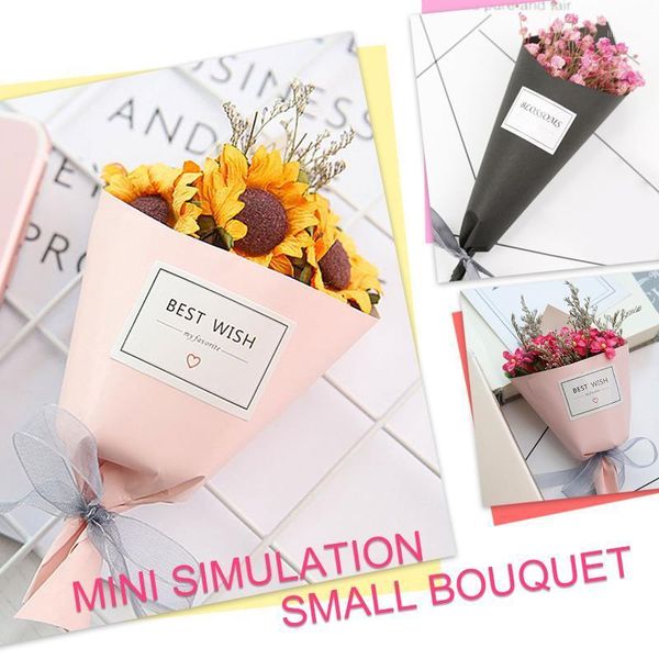 

soledi 1 bunch mini silk flowers ornament office home decor beautiful fake flower party deskvalentine's day gift1