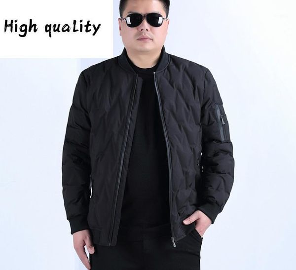 

coat winter men plus size 90% white duck down jacket korean fashion puffer jacket men warm parka casaco1, Black