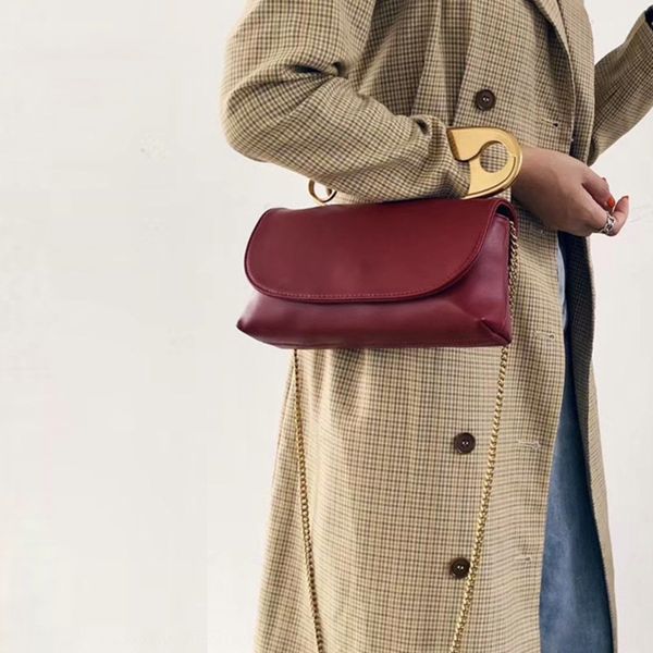 

2020 new big pin soft high texture women's chain single shoulder bagsmall bag square bagcross small square bag t6zky