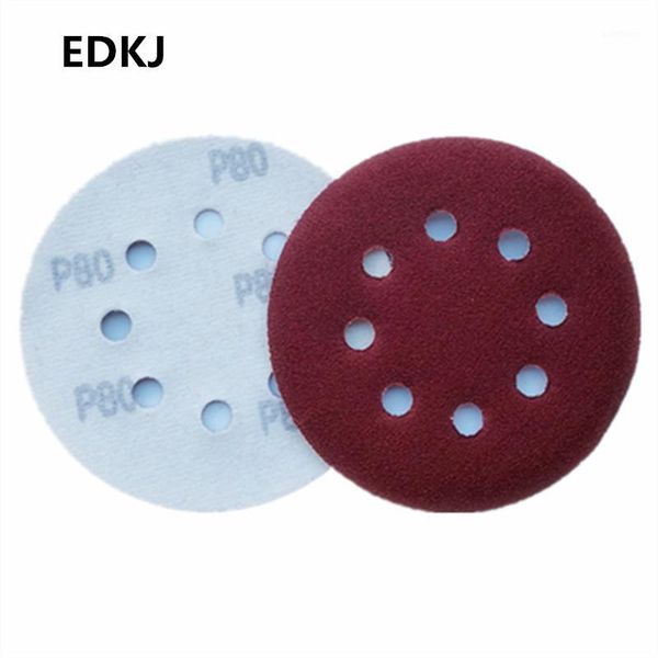 

10pcs 5 inch 125mm round sandpaper eight hole disk sand sheets grit 60-3000 hook and loop sanding disc polish1