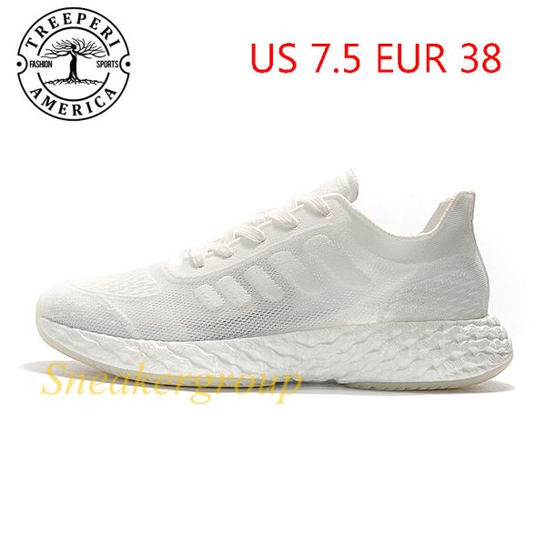 

treeperi runner 711 v2 soft sole running shoes triple white us 7.5 eur 38 for women trainers