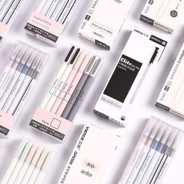 

5Pieces/Lot 3 Pcs 0.5mm Gel Pens For Kids Girls Gift School Office Supplies Stationery Gel Pens Writing Drawing Tools Pen Student Gift