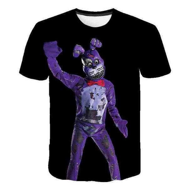 

fnaf new dolls games five nights at freddy's summer anime boys girl clothing 3d print shirts humor aesthetic harajuku men clothing