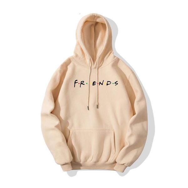 

mens hoodie harajuku men women friends print hoodies pullover cool letters elegent sweatshirt 2021 casual men hoody, Black