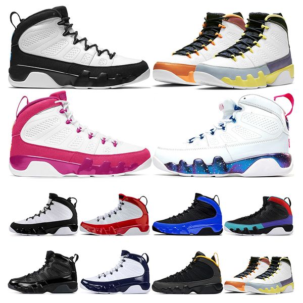 

2020 mens basketball shoes 9s racer university blue gym red change the world mens trainer sneakers outdoor sports shoes fashion