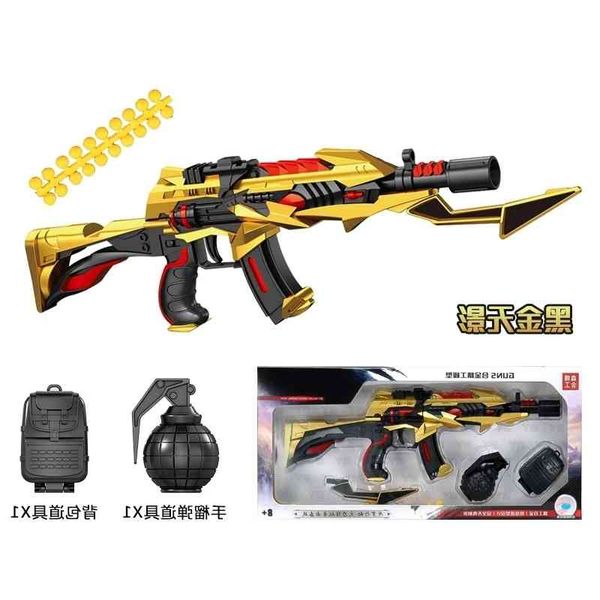 

5444mini soft bullet alloy model for kids children outdoor games rifle gun toy weapon for boys shooting