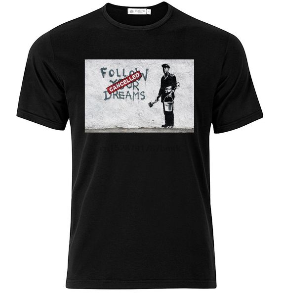 

new cotton follow your dreams banksy graphic cotton short long sleeve fashion hoodie designers t shirts sweatshirt