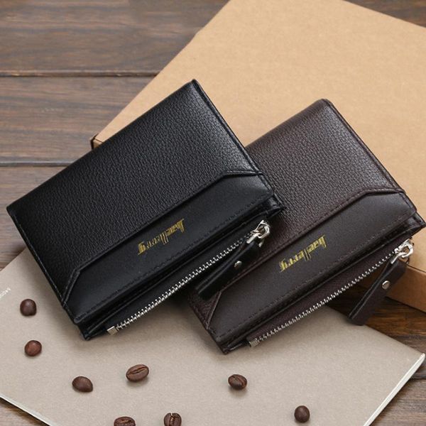 

lkeep brand wallet men leather men wallets purse short male clutch leather wallet mens money bag quality guarantee, Red;black