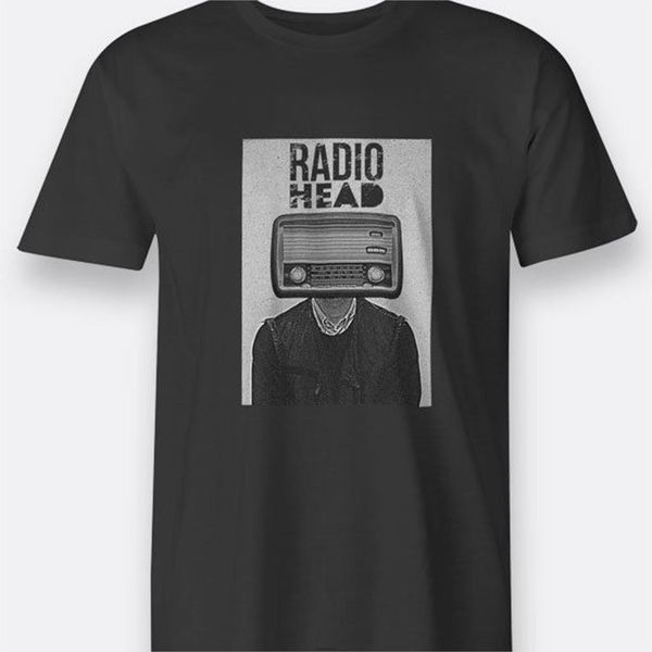 

radiohead grunge t shirt mens size s xxxl black tees cotton casual men t shirts men ing, White;black