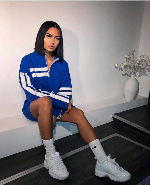 

stand collar patchwork zipper up ladies long sleeve dress