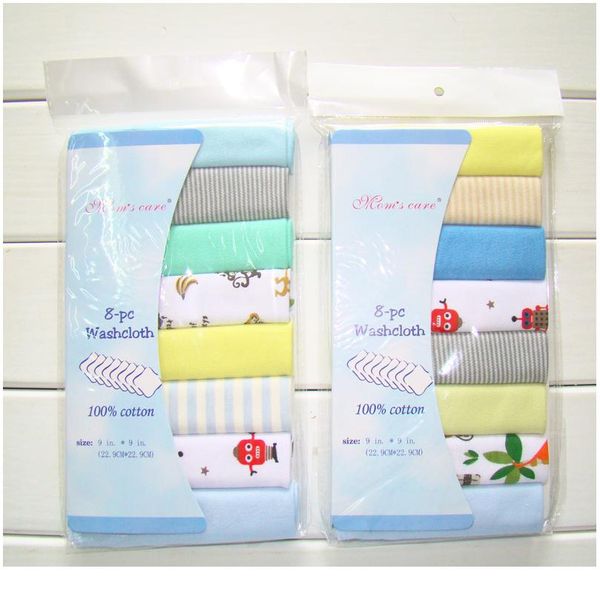 

8pcs/pack cotton newborn baby towels saliva towel nursing towel baby boys girls bebe toalha washcloth handkerchief clo bbytpe