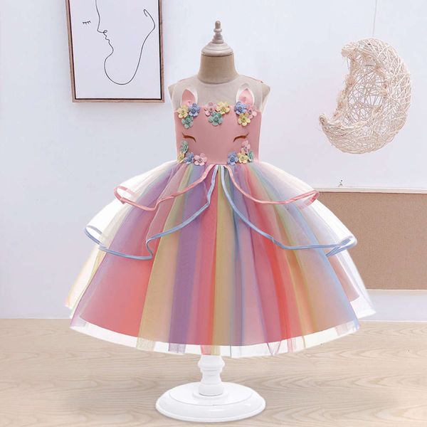 

children's unicorn pompous drs girl's princs skirt, Blue