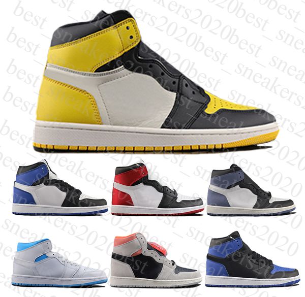 

2020 sneakers jumpman 1 high basketball 1s sneakers retro quality mens womens shoes without shoes box size40-46