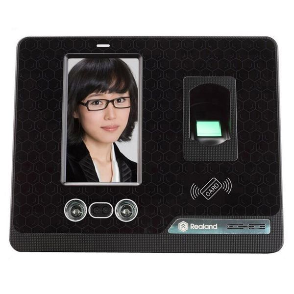 

realand g505 43 inch color tft touch screen face fingerprint wifi remote time attendance machine