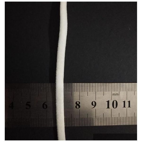 

3/4/5mm self-made elastic band elastic mask ear rope disposable environmental protection white round loose mask e qylpsx lipper