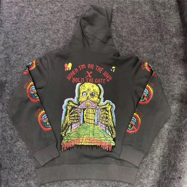 

xxxtentacion hoodies hold season west 6 kanye men gate sweatshirts pullover 1:1 the vobmj, Black