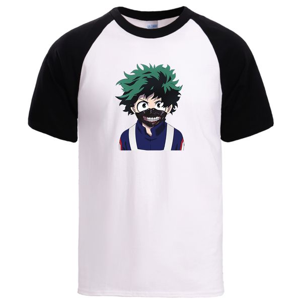 

my hero academia mens spring summer mens loose fit short sleeve sportswear brand sport hooded sweatshirt hoodie men t shirt