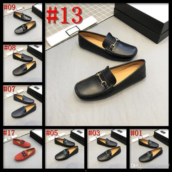 

md 19ss classic men leather shoes men loafers shoes genuine leather comfortable shoes men wear-resistant loafers soft size 47 22, Black