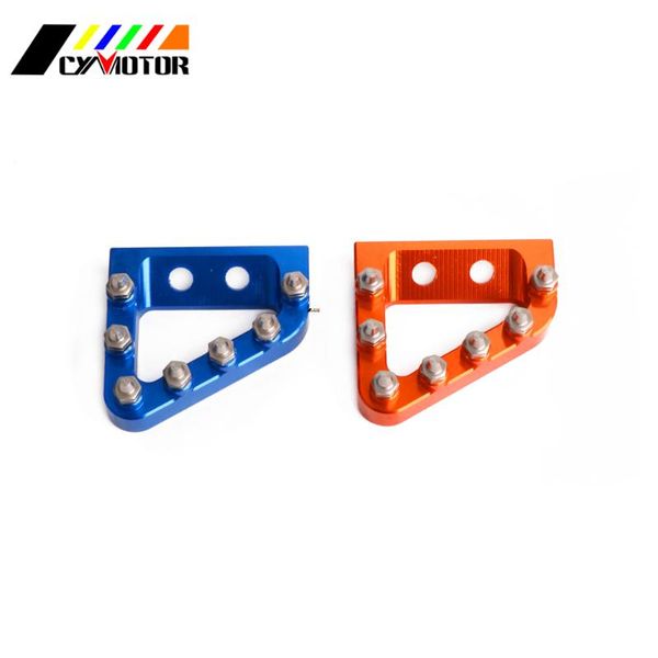 

cnc wider foot brake pedal lever step tip plate rest for sx sx-f sxf excf xcf exc xcw excf 125 150 250 350 450 50 2020 2020