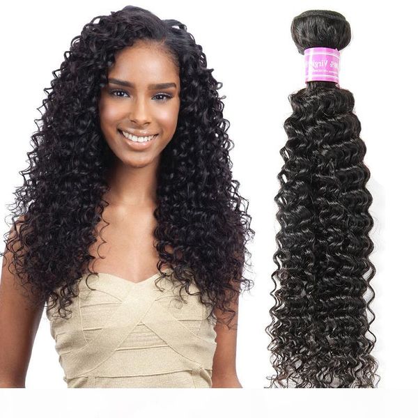 

brazilian human hair weaves unprocessed natural black kinky curly malaysian cambodian mongolian indian peruvian human hair bundles