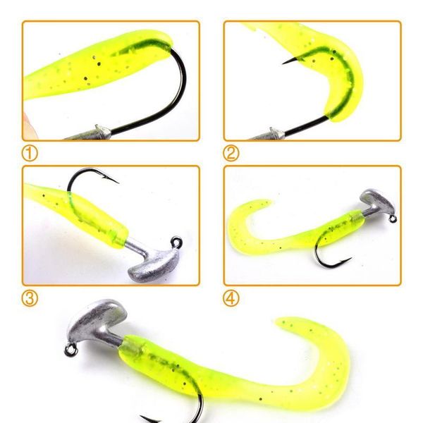 

10pc 2.5g 3.5g 5g 7g 10g 12g 14g 18g tumbler lead head hook jig bait fishing hook for soft lure hooks jllbll