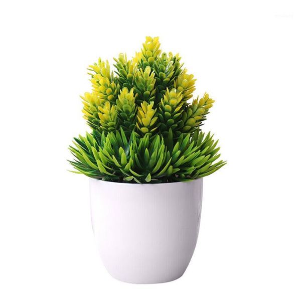 

decorative flowers & wreaths 1 pc non-toxic artificial simulation bonsai tree pot fake potted plant home table decor garden supplies1